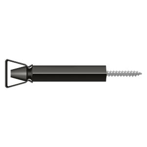 Shutter door holder available in various sizes and finishes, sold individually for secure door positioning.