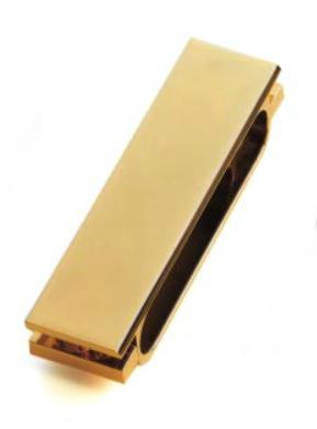 Glass door hinge for cabinets, available in multiple finishes, sold individually, designed for secure glass door installation.