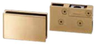 Inset glass door hinge for cabinets, available in multiple finishes, sold individually for versatile installation.