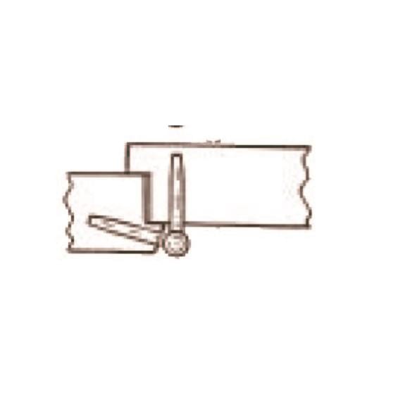 Heavy-duty knock-in lift-off hinge, 1.5 inches with 9/16 inch barrel diameter, available in multiple finishes.