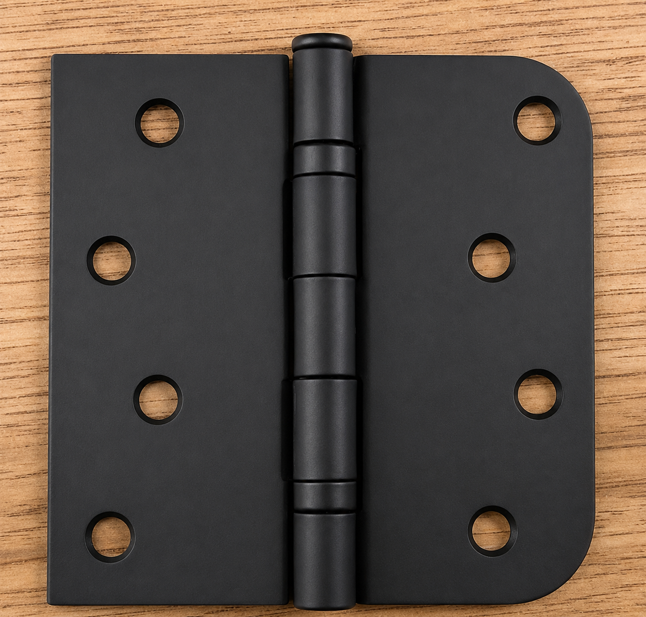 Ball Bearing Door Hinges 4" Square With 5/8" Radius Corners - Multiple Finishes - 2 Pack