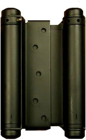 Clearance Double Acting Spring Hinges - Adjustable - Matte Black - Multiple Sizes Available