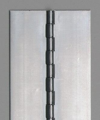 2 Inch X 19 Inch Continuous Piano Hinge - .035 Thick Plain Steel (Pair)