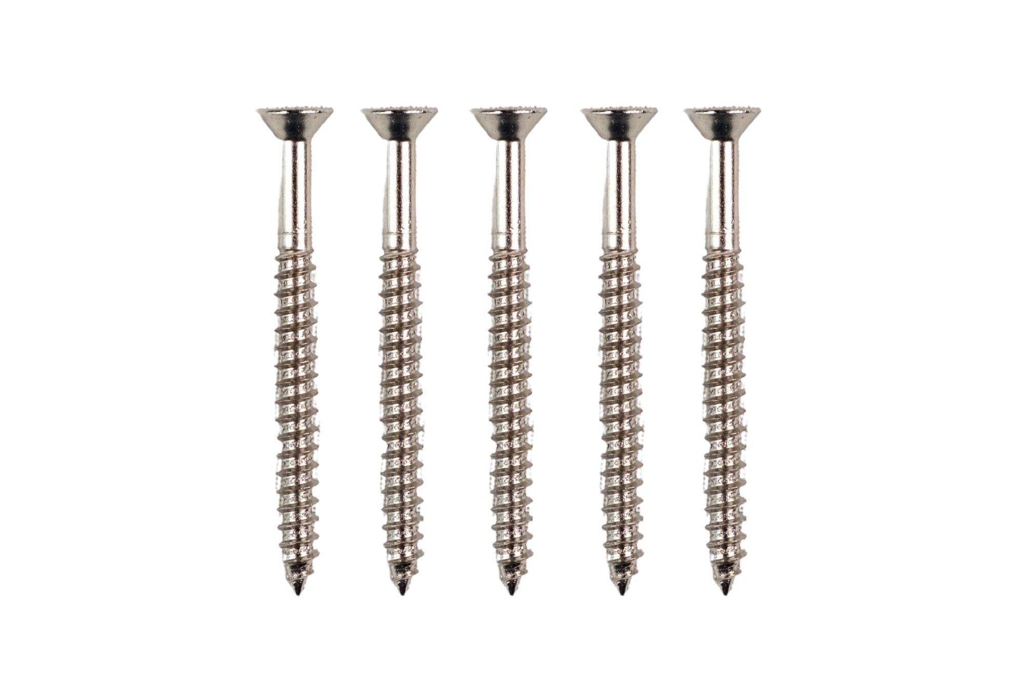 Door Hinge Wood Screws - Multiple Finishes Available - #12 x 2.5" - Extra Long
