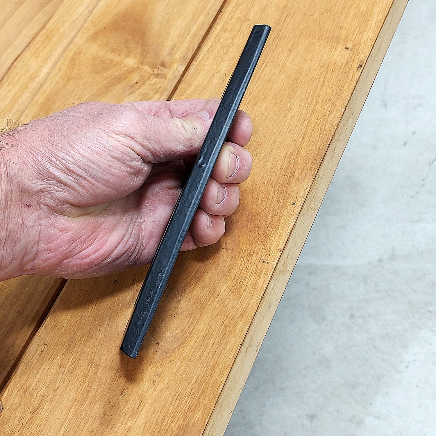 Flush Pull Barn Door Handle Handle -7 Inch - Sleek Modern Finger Pull Handle - "Easy Mount"