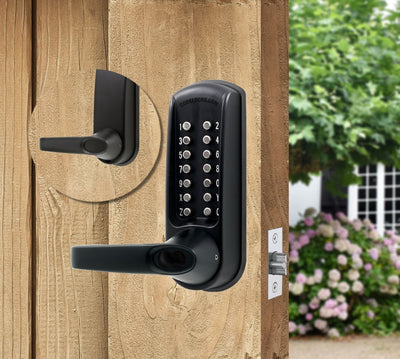 Gate Lock with Code - 600 Series - Mechanical Heavy Duty Tubular Latchbolt - Quick Code Change - Multiple Finishes Available - Sold Individually