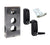Gate Lock with Code - 600 Series Back to Back Steel Gate Box Kit - Mechanical Heavy Duty Tubular Latchbolt - Quick Code Change - Multiple Finishes Available - Sold as Kit
