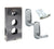 Gate Lock with Code - 600 Series Back to Back Steel Gate Box Kit - Mechanical Heavy Duty Tubular Latchbolt - Quick Code Change - Multiple Finishes Available - Sold as Kit