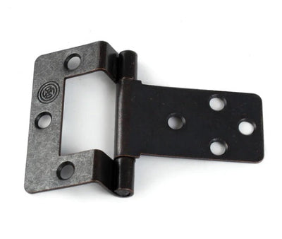 Bifold Flat Flush Hinges For Overlay Doors - Non Mortise - 2" Inches - High Quality Steel - Multiple Finishes Available - Sold Individually