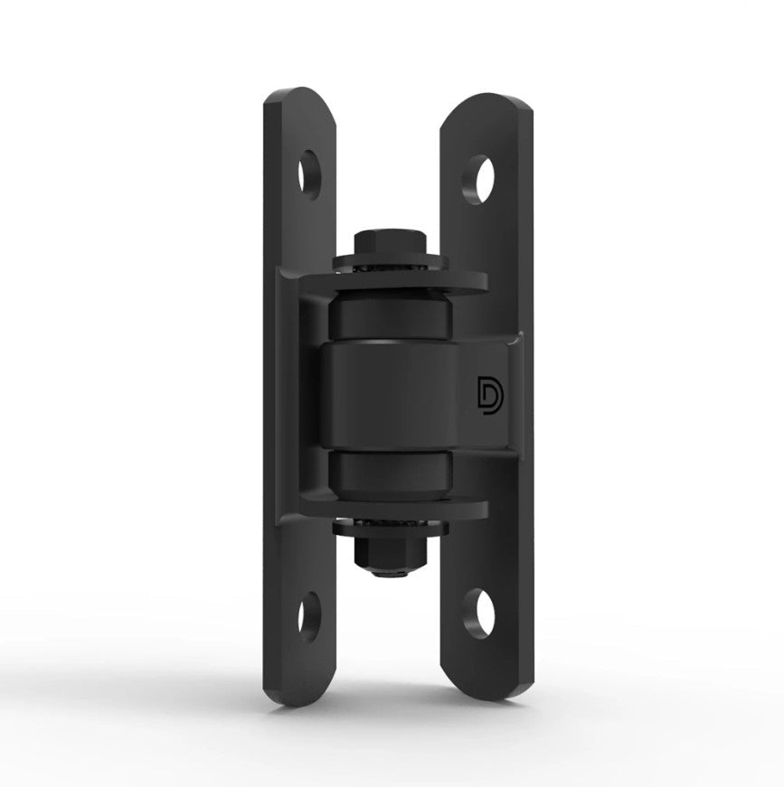 Bolt-On Hinges - Heavy Duty Bolt-On Badass Gate Hinge - Steel - Up To 1000 Lbs - Black Powder Coat Finish - Sold Individually
