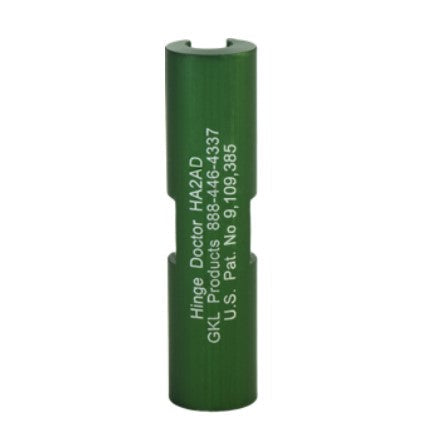 Hinge Doctor HA2AD tool for repairing residential interior hinges, designed for easy and effective hinge adjustments.