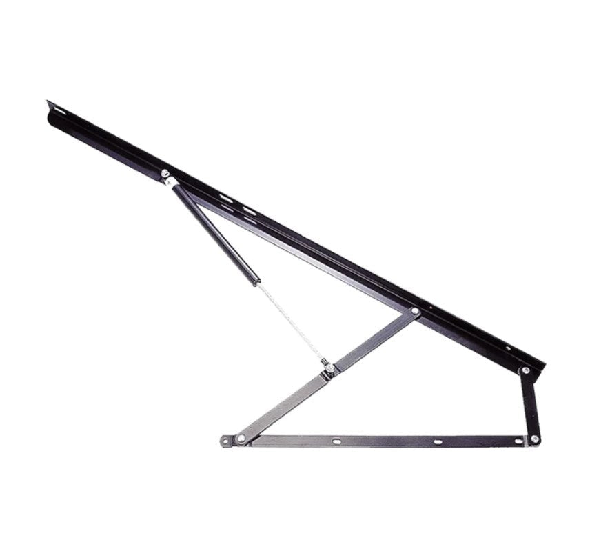 Hydraulic lift storage bed mechanism kit for easy access and storage, available in multiple sizes.