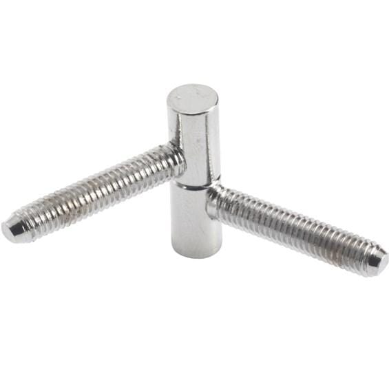 Clearance knock-in lift-off hinge with 1 1/8 inch size and 5/16 inch barrel diameter, available in multiple finishes.