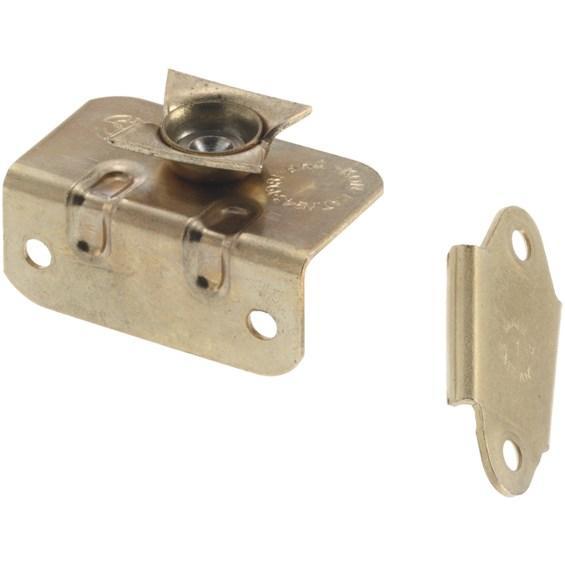 Hardened steel mirror brackets with brass finish for rear mount, sold in pairs for secure mirror installation.