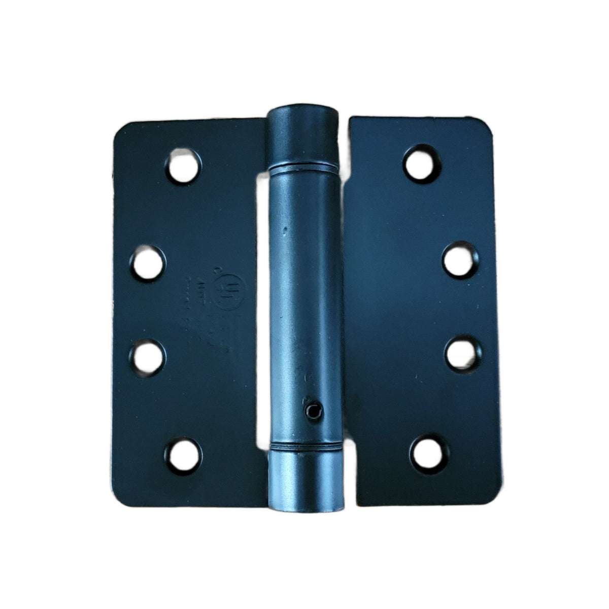 4" X 4" Spring Hinges With 1/4" Radius Corners - Template (Arch) Hole Pattern - Multiple Finishes Available - 2 Pack