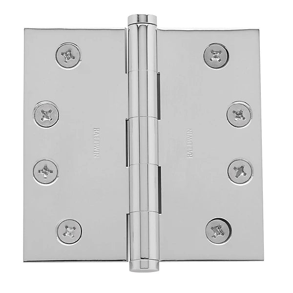 4" Inch Square - Baldwin Architectural Hinges - Multiple Finishes Available - Sold Individually