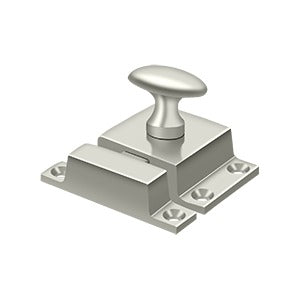 Solid brass cabinet lock with a sleek design, available in multiple sizes and finishes for secure locking.