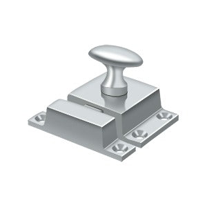 Solid brass cabinet lock with a sleek design, available in multiple sizes and finishes, sold individually.