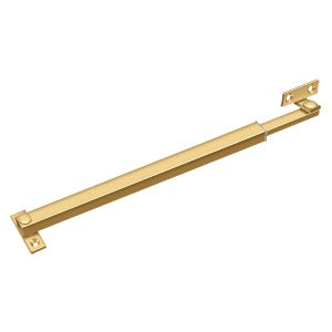 12-inch friction window casement adjuster in various finishes, designed for secure window operation, sold individually.