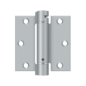 Self-closing spring hinges, 3 1/2" square, ideal for residential doors, sold in a convenient 2-pack.