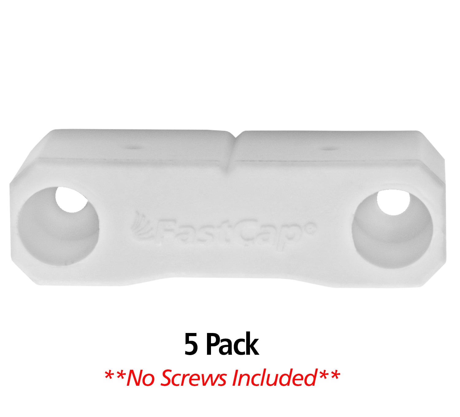 Euro cabinet door stop mount in a 5 pack, designed to prevent cabinet doors from swinging too far open.