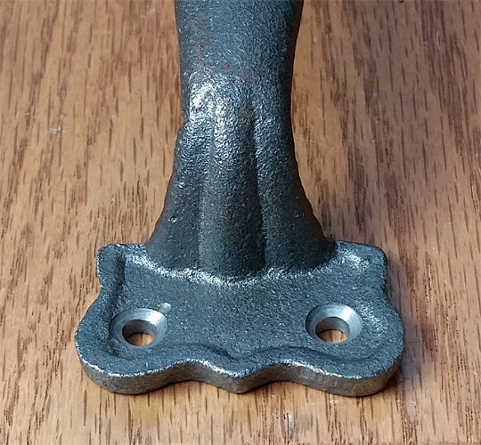 Yesteryear farmhouse style door handle pull in multiple finishes, measuring 5-3/4 inches, sold individually.