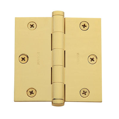 3-1/2" x 3-1/2" Baldwin Architectural Hinges - Multiple Finishes Available - Door Hinges Lifetime Brass - 9