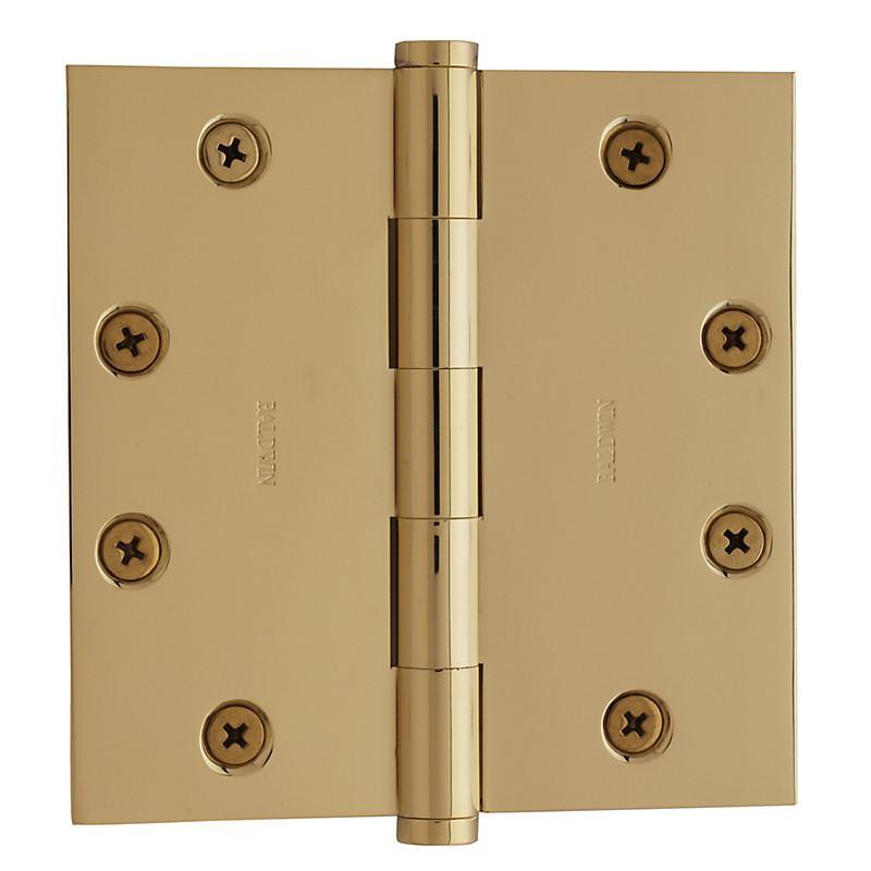 4-1/2" x 4-1/2" Baldwin Architectural Hinges - Multiple Finishes Available - Door Hinges Lifetime Brass - 9