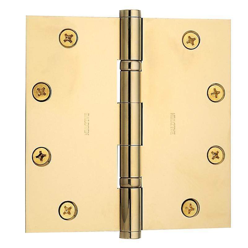 5" x 5" Baldwin Architectural Hinges, Ball Bearing - Door Hinges Lifetime Brass - 3