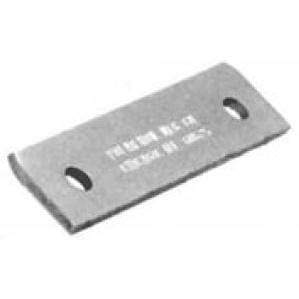 Zinc plated 1/8 inch shim for wide or narrow brackets, sold individually for precise leveling and support.