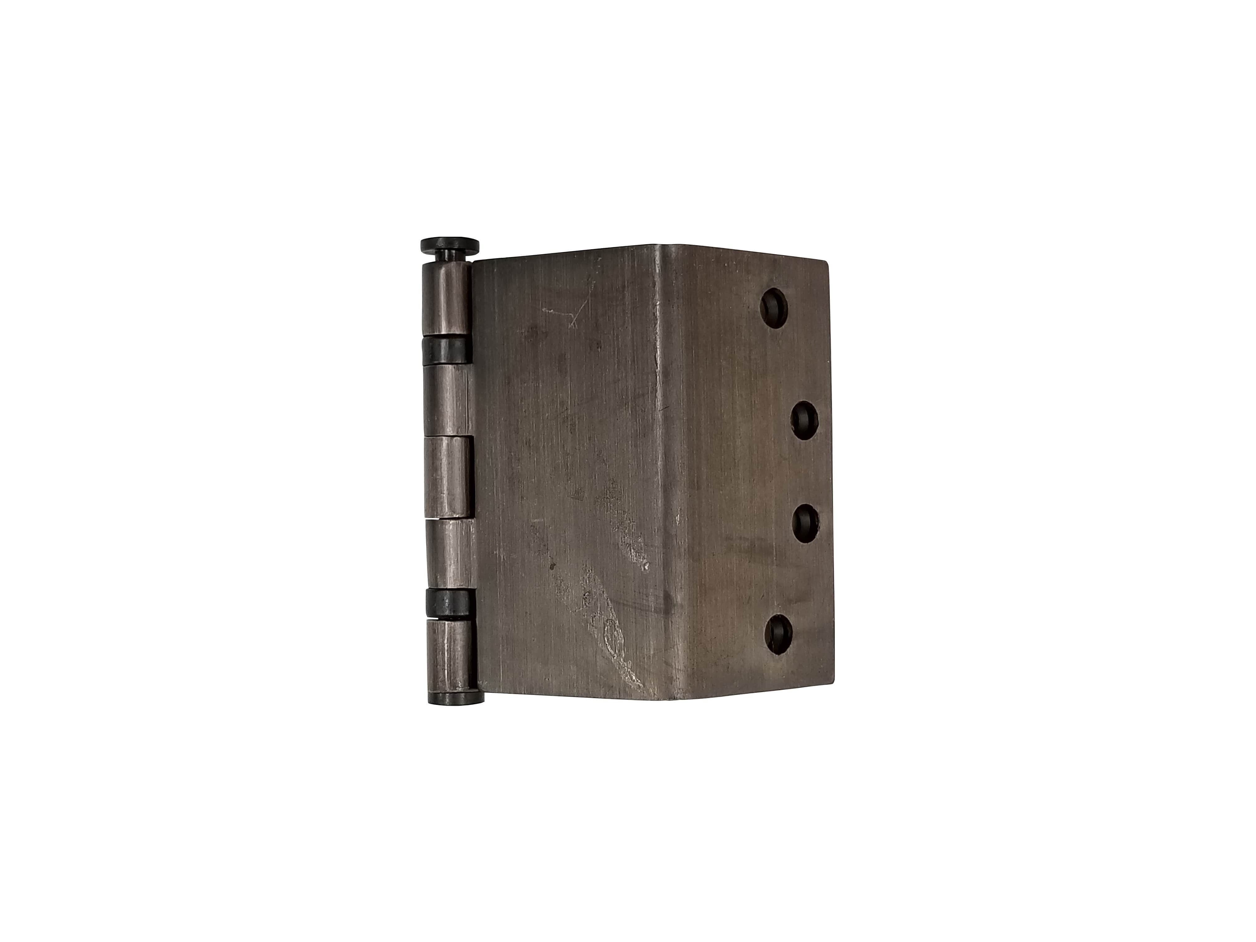 Swing clear expandable ball bearing door hinge, 4-inch square, full mortise, available in multiple finishes, sold individually.