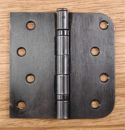 4" x 4" square with 5/8" radius corners Residential Ball Bearing Hinges - Multiple Finishes - Sold in Pairs -  Oil Rubbed Bronze - 2