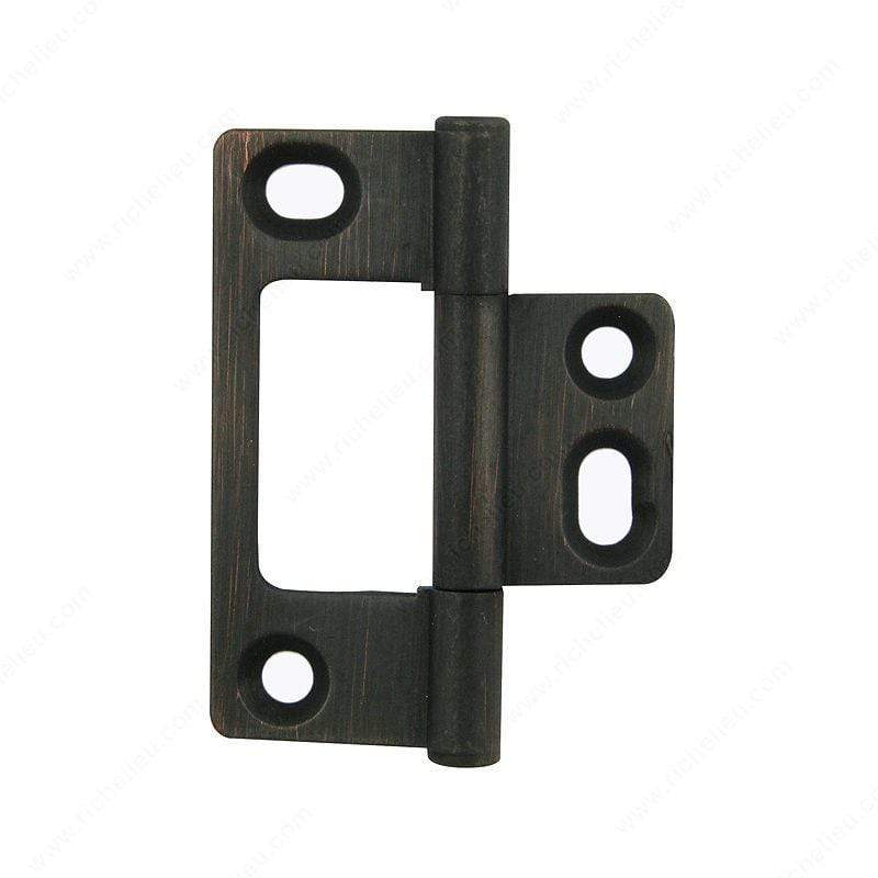 Classic brass bifold hinge available in multiple finishes, sold individually for versatile applications.