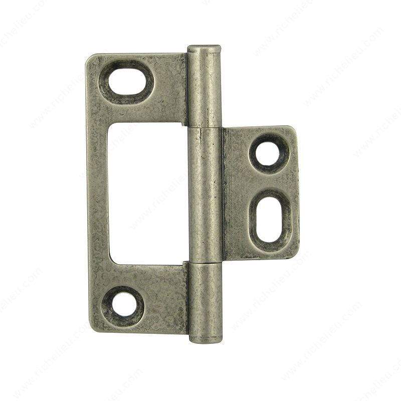 Classic brass bifold hinge available in multiple finishes, sold individually for versatile applications.