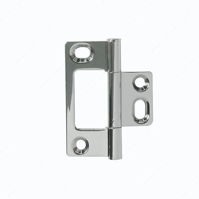 Classic brass bifold hinge available in multiple finishes, sold individually for versatile door applications.