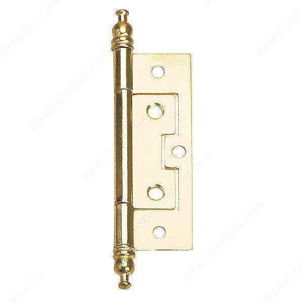 Classic metal bifold hinge available in multiple finishes, sold individually for versatile applications.