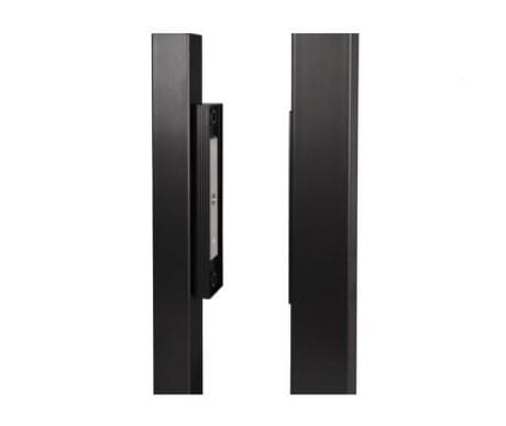 Built-in electromagnetic lock for sliding gates, available in multiple finishes, sold individually for secure access.