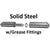 Solid Steel Weld On Bullet Hinges With Brass Grease Fittings - Pin Style - Lengths 3-3/16" To 10-1/4" - Sold Individually