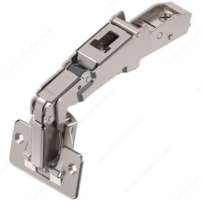 Clip top concealed cabinet hinge for bi-fold doors, full overlay design, 170° opening, sold individually.