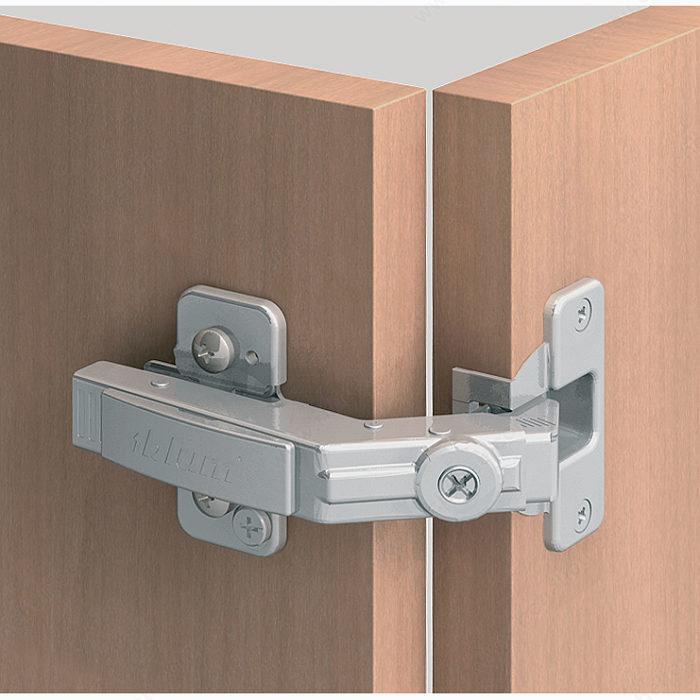 Clip top concealed cabinet hinge for bi-fold doors, 60° opening, sold individually, ideal for seamless cabinet design.