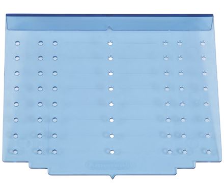 Cabinet drawer mounting template for knobs and pulls, adjustable from 3 inches to 128mm, sold individually.