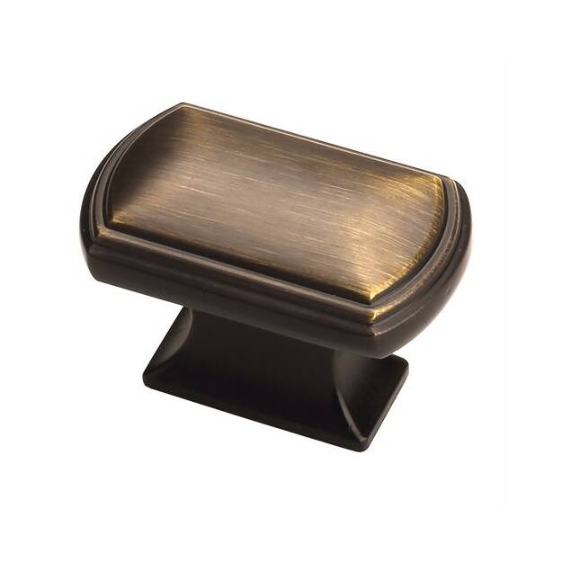 Bolt Series 1-inch cabinet knob in various finishes, sold individually for stylish home decor.