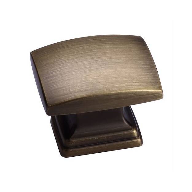 Stylish 1-inch Helix Series cabinet knob in various finishes, sold individually for home or office use.