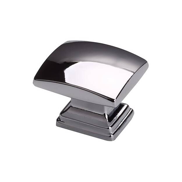 Sleek 1-inch Helix series cabinet knob in multiple finishes, sold individually for stylish home decor upgrades.