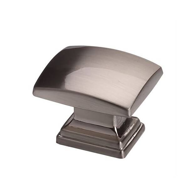 Stylish 1-inch Helix series cabinet knob available in multiple finishes, sold individually for home decor.