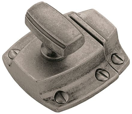 Highland Ridge Series cabinet latch, 1-7/8 inch, available in multiple finishes, sold individually for secure closure.