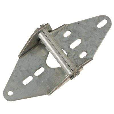 Heavy-duty 11 gauge commercial garage door hinge designed for sections 1 to 12, ensuring durability and reliability.