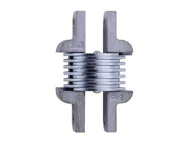 Concealed cabinet hinges for metal doors, 19/32 inch x 2-3/8 inch, available in multiple finishes, 2 pack.