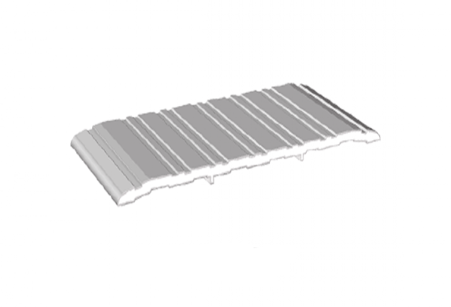 Heavy duty saddle door threshold with 1/4 inch height, available in multiple sizes and finishes, sold individually.