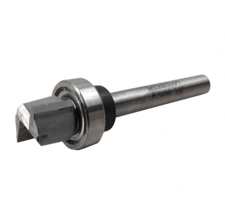 Door hinge jig installation kit with five templates and router bits for 5/8” and ¼” radius hinges. Ideal for precise hinge placement.